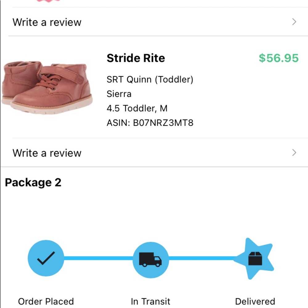 stride rite leather hightops in dusty pink